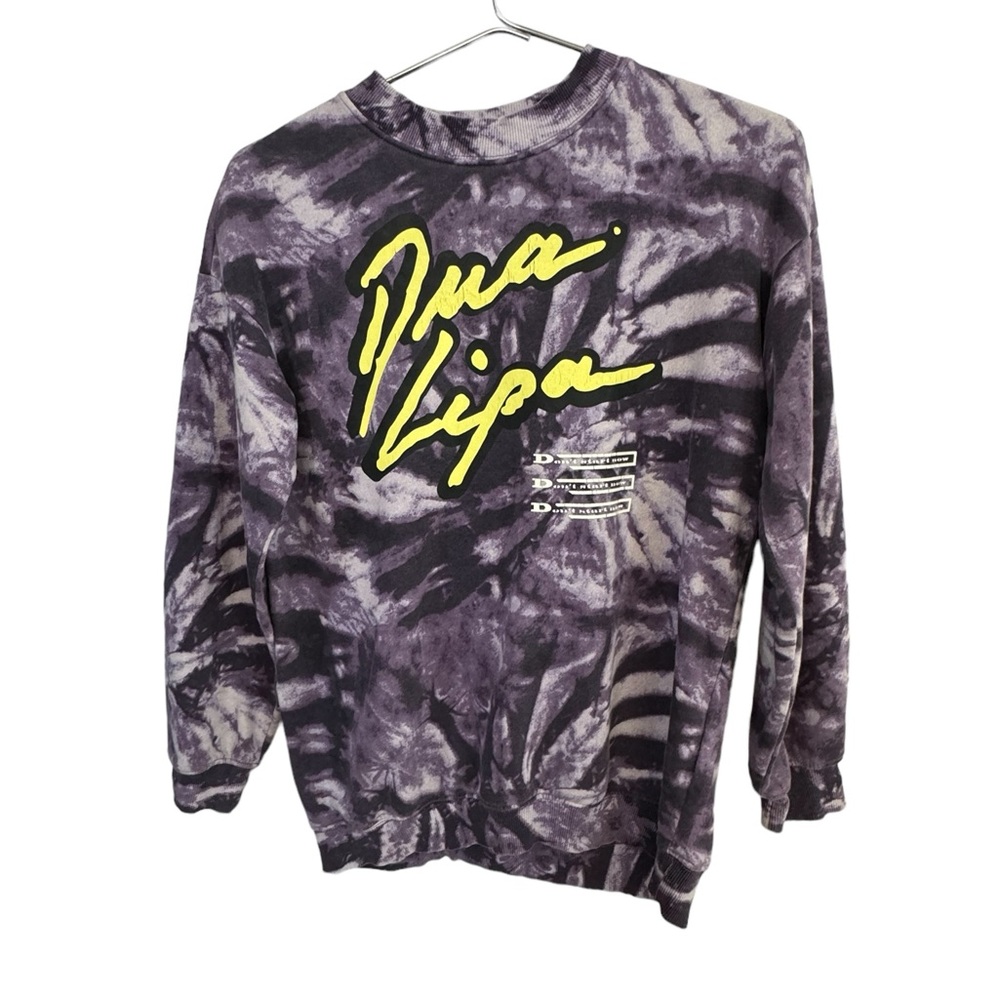 Retro Tie Dye Oversized 10/12 Youth Women’s XS Hip Hop Band Tour Sweatshirt